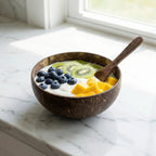 Coconut bowl and spoon