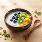 Coconut bowl and spoon